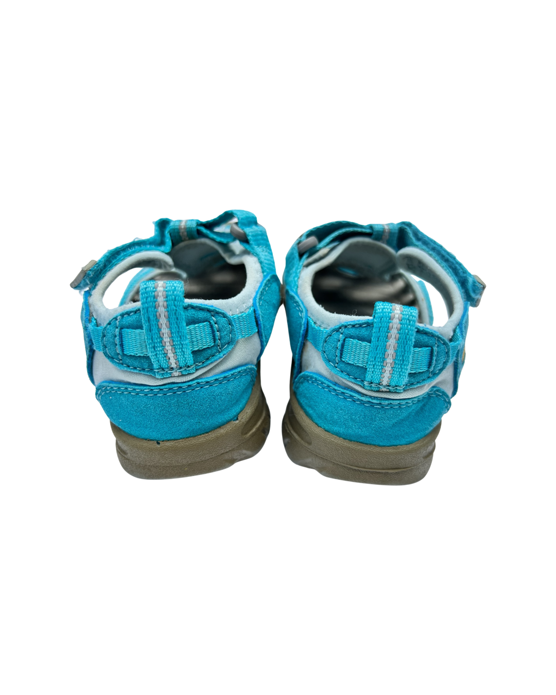 13C Toddler Girl Aqua / Teal Keens WaterProof Shoes Sandals