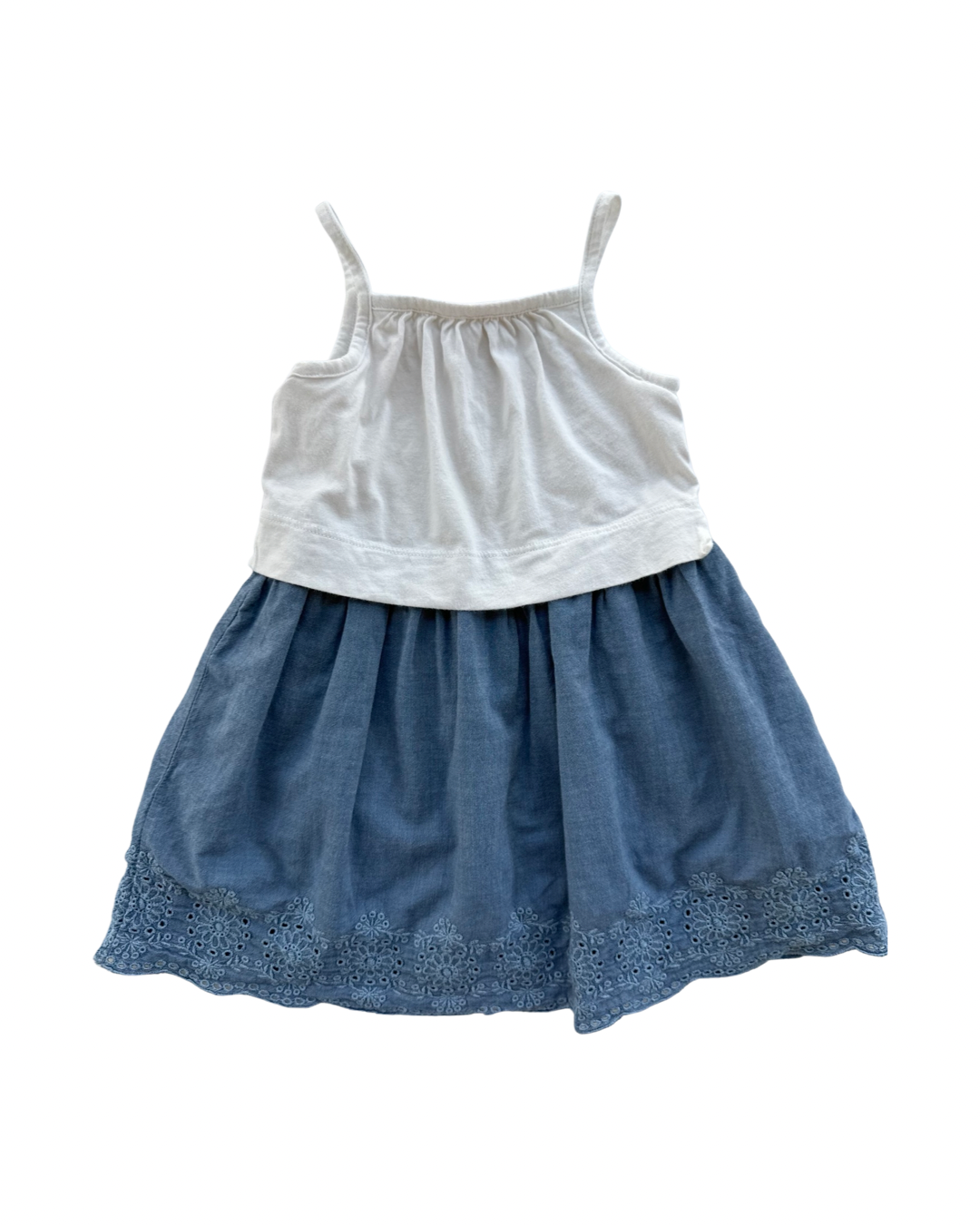2T Toddler Girl Baby Gap Chambray Dress
