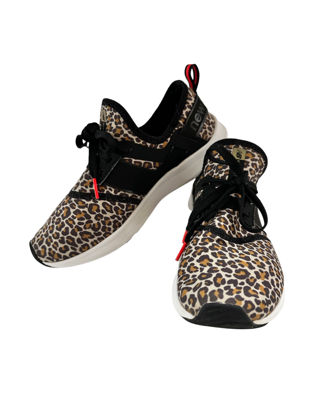 Women’s Size 7 Leopard  New Balance Nergize RevLite Sneakers Shoes