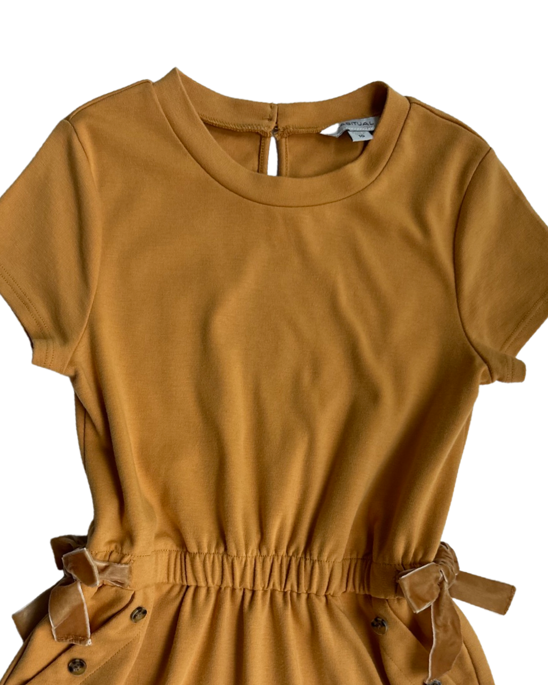 Girls Size 10 Habitual Kids Mustard Yellow Dress