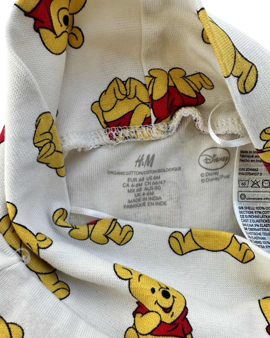6M Baby Boy Girl H&M Disney Winnie The Pooh Joggers
