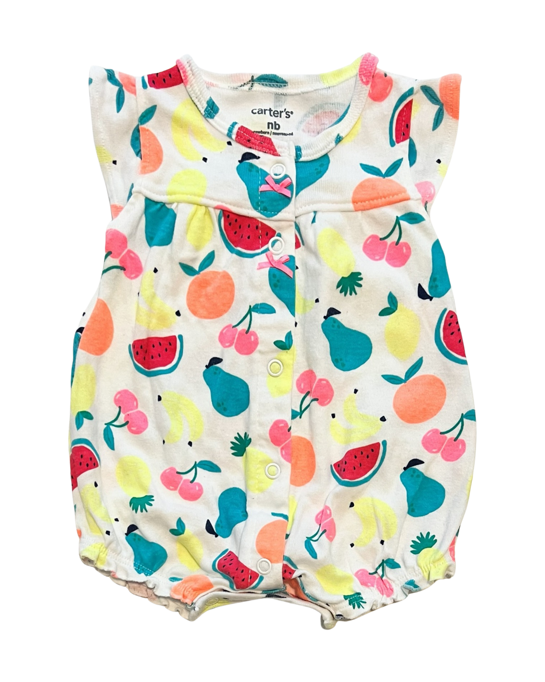 Newborn Baby Girl Carters Fruit Bubble Romper