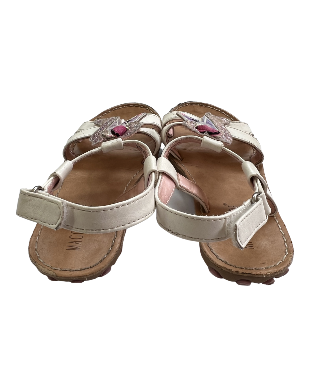 9C Toddler Girl Maggie & Zoe White Unicorn Sandals