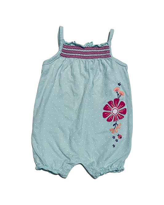 0-3M Baby Girl Carters Floral Bubble Romper