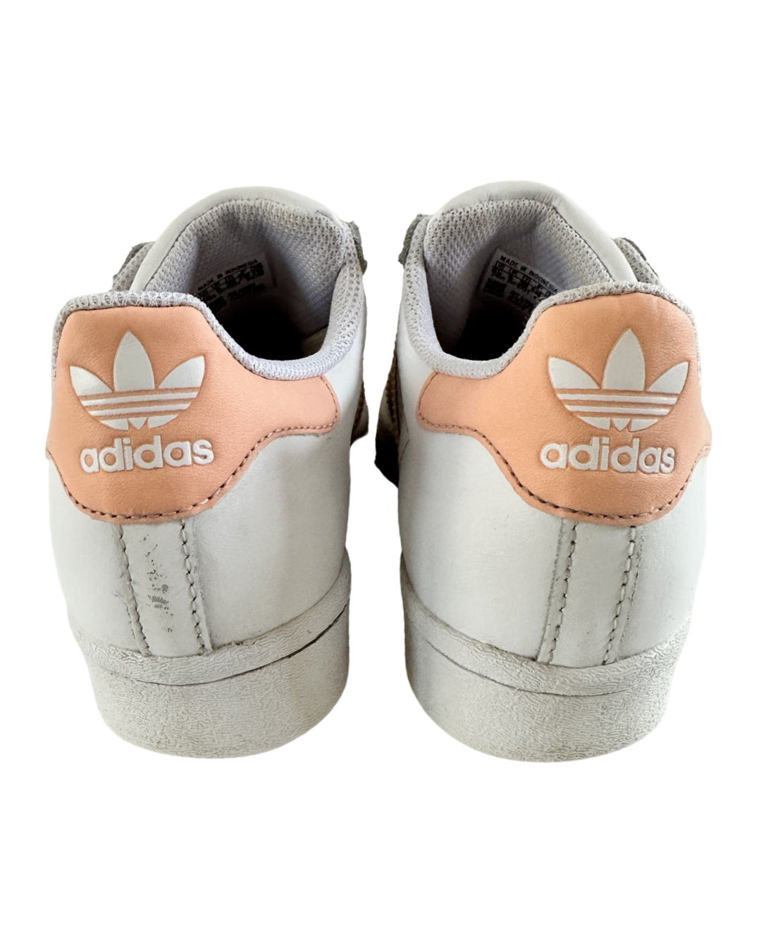 Women’s Size 5.5 Adidas Superstar Pink /Coral Sneaker Shoes