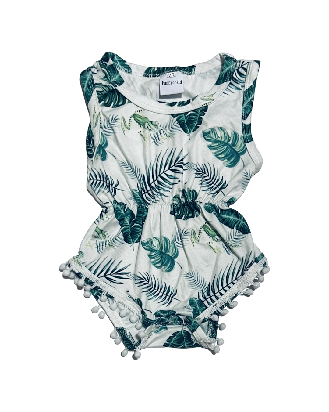 0-3M Baby Girl Online Boutique Fern & Frog Funnycokid Bubble