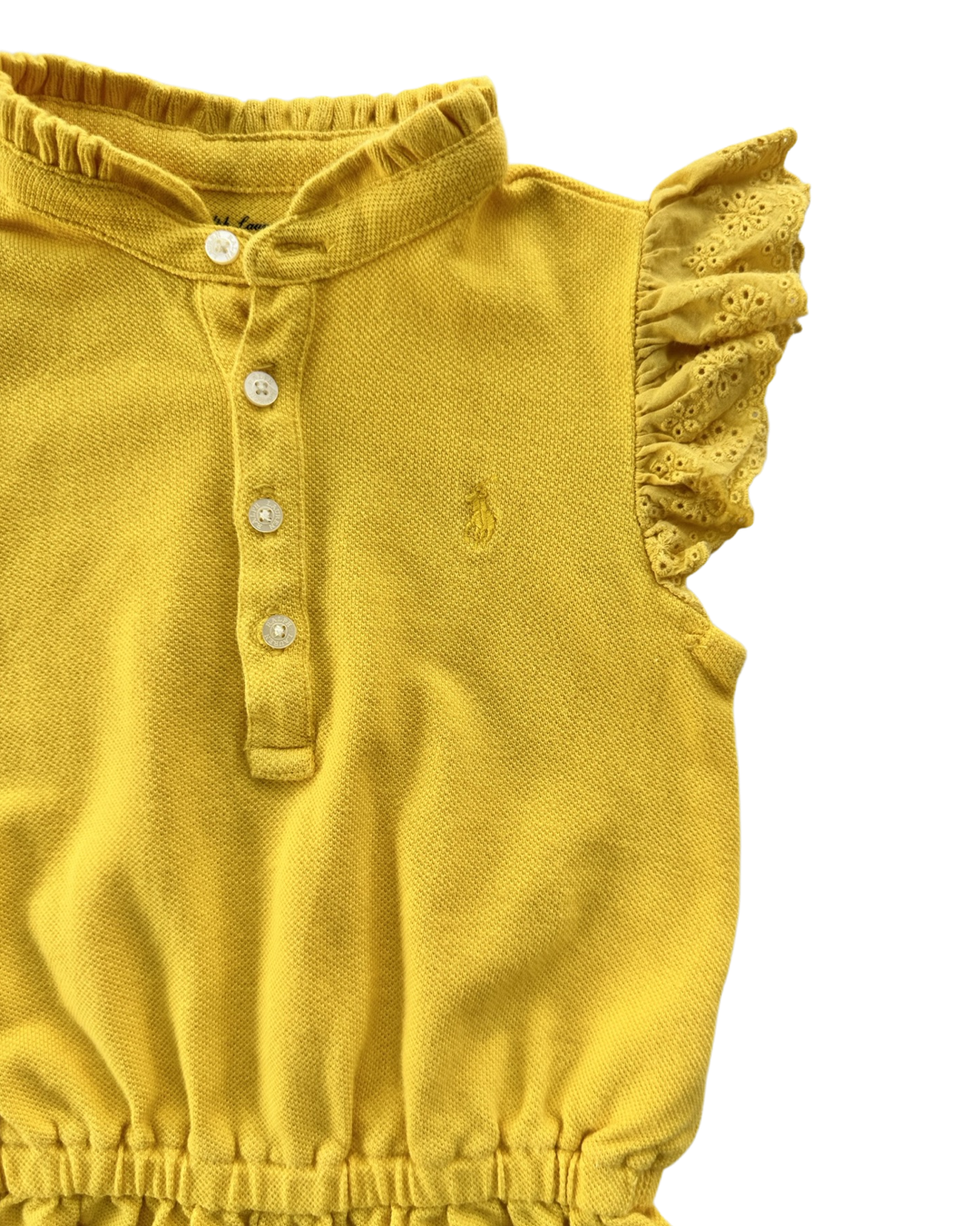 18M Baby Girl Ralph Lauren Yellow Romper