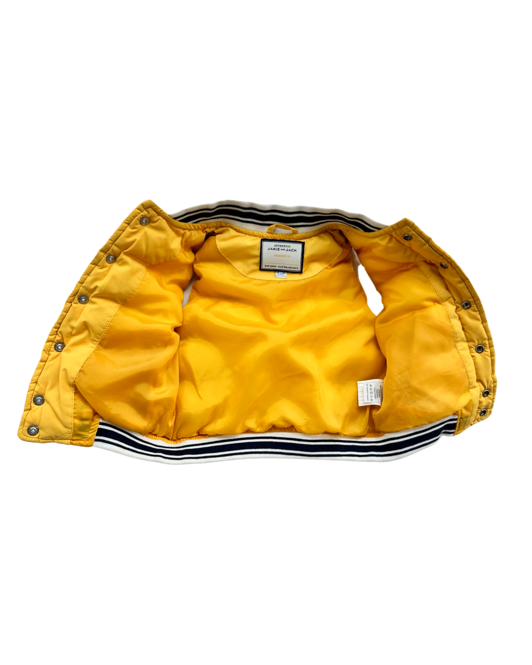 18M-24M Baby Boy Janie & Jack Yellow Puffer Vest