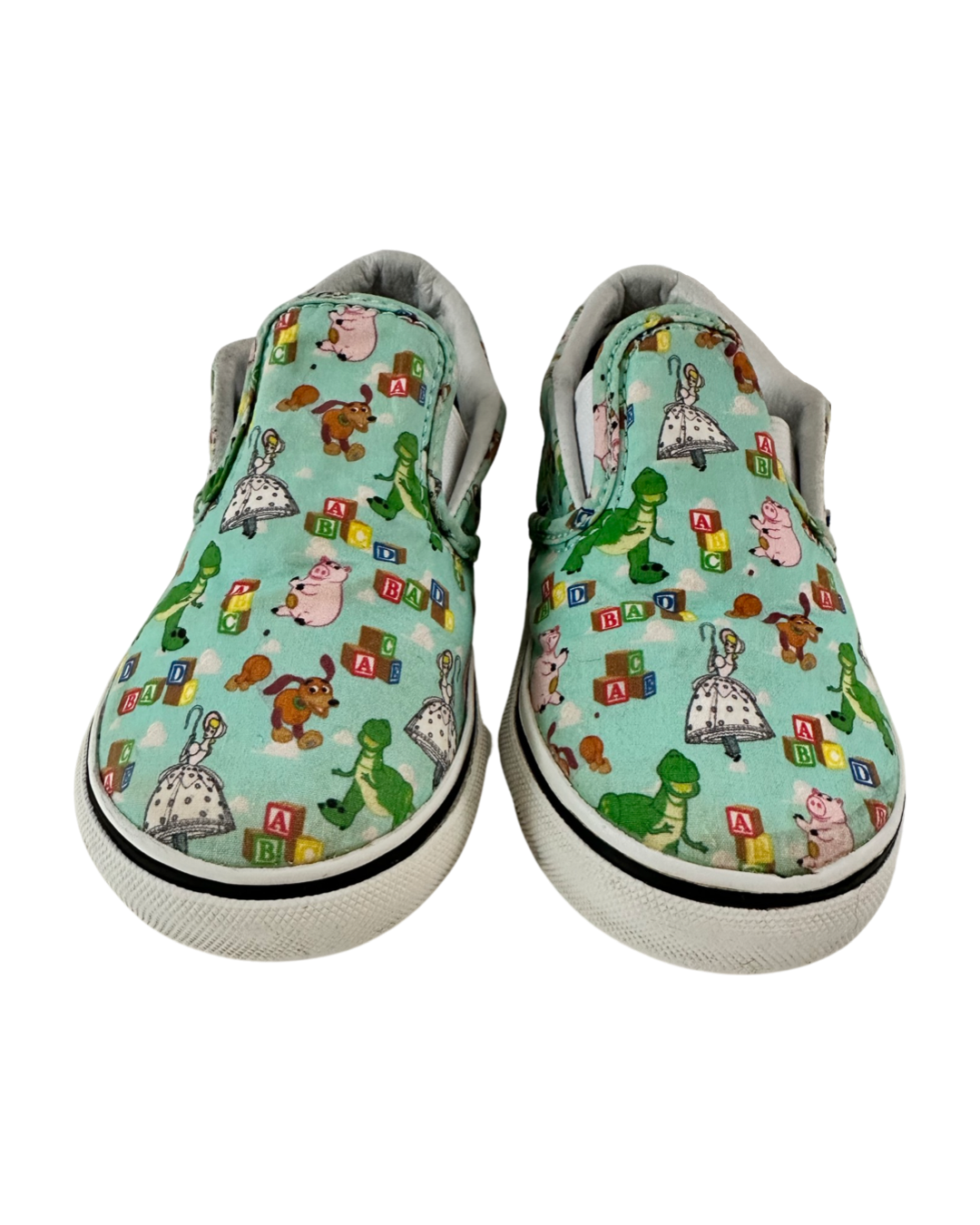Toddler Boy / Girl Size 9.5 Disney Toy Story Vans Slip On Shoes