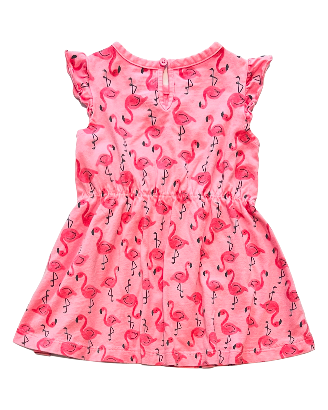 9M Baby Girl Carters Pink Flamingo Dress