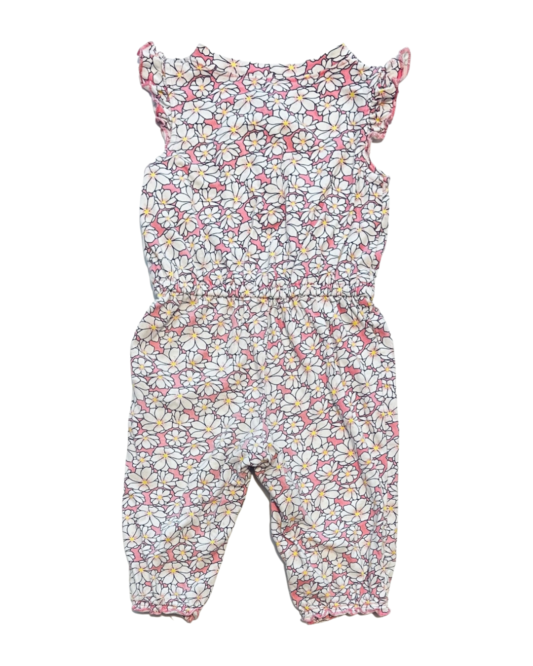 12M Baby Girl Carters Pink Floral Romper