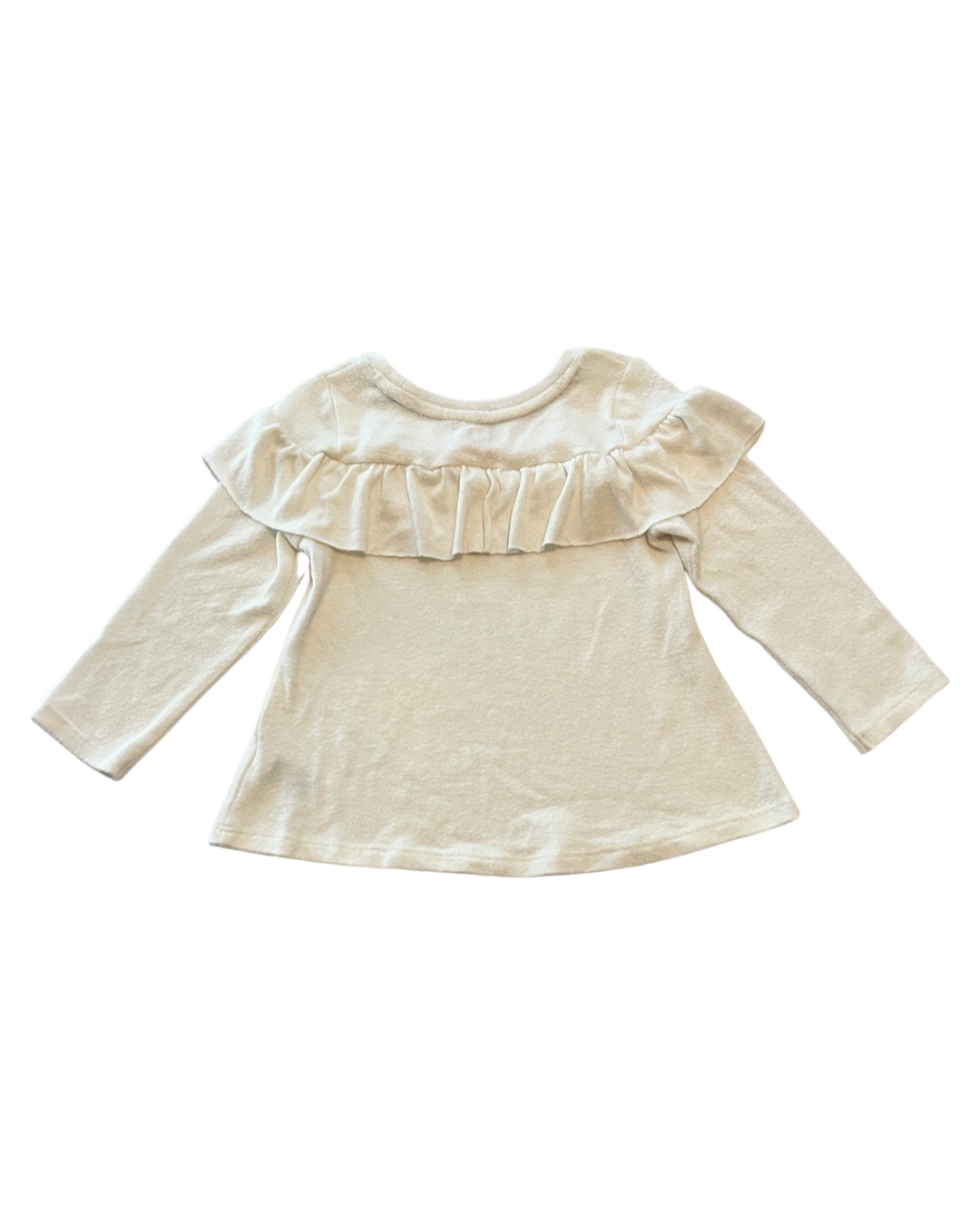 18M Baby Girl Cream Cat & Jack Long Sleeve Top