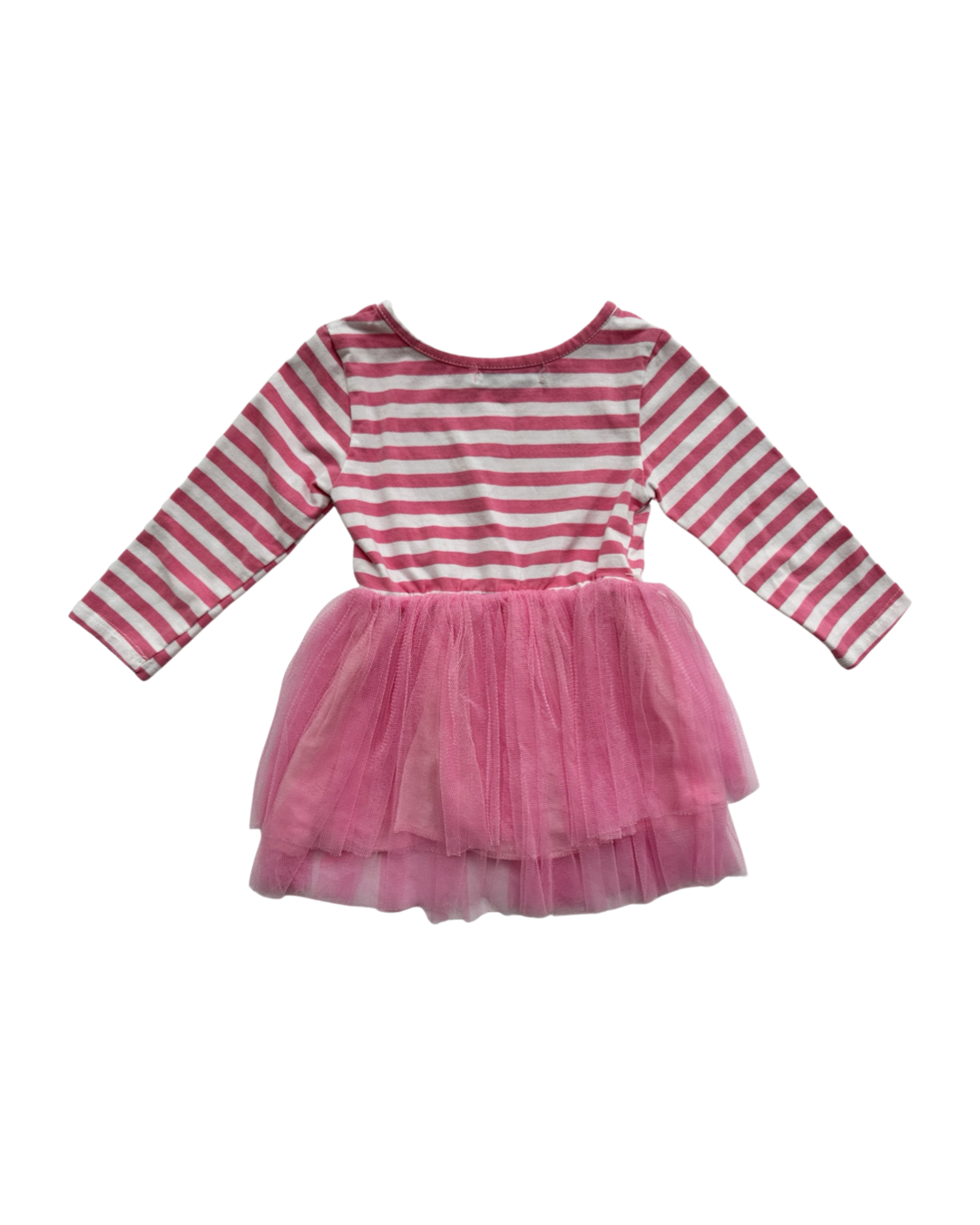 12M Toddler Girl Pink Tutu Tulle One Birthday Dress