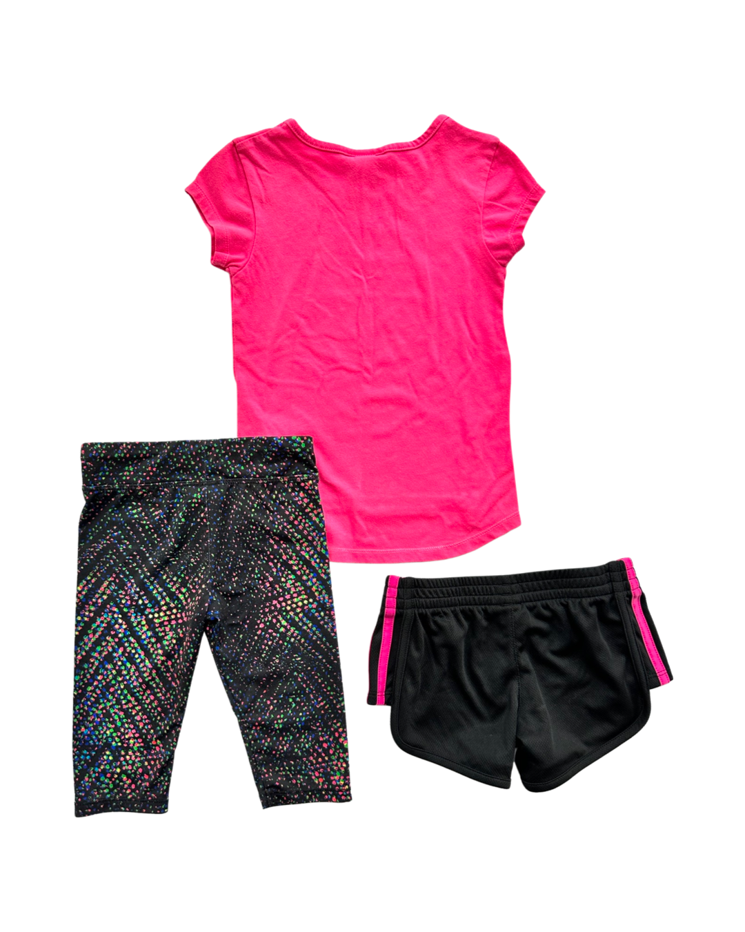 2T Toddler Girl Adidas Athletic Set Shorts Top Leggings